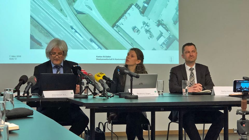 «Wir haben keine Hinweise um das Verfahren wieder aufzunehmen», Christoph Ill, Erster Staatsanwalt Kanton St. Gallen