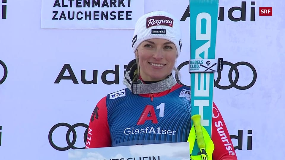 Lara Gut-Behrami batta las Austriacas a lur cursa da chasa.