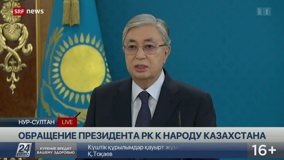 Kasachstan: President Tokajew dat cumond da sajettar