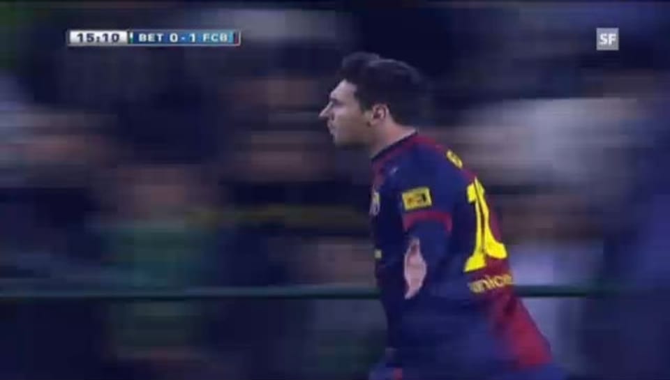 Fussball: Lionel Messis Tore zum Rekord gegen Betis Sevilla