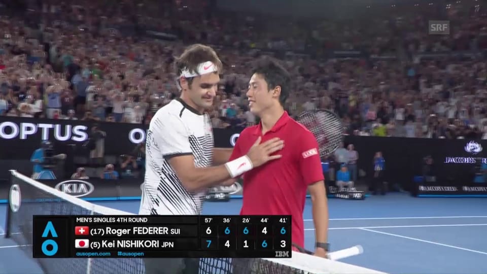 Livehighlights Federer - Nishikori