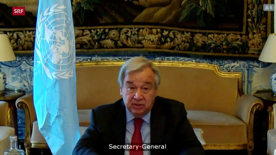 UNO-Generalsekretär Guterres: «Das Kämpfen muss aufhören»