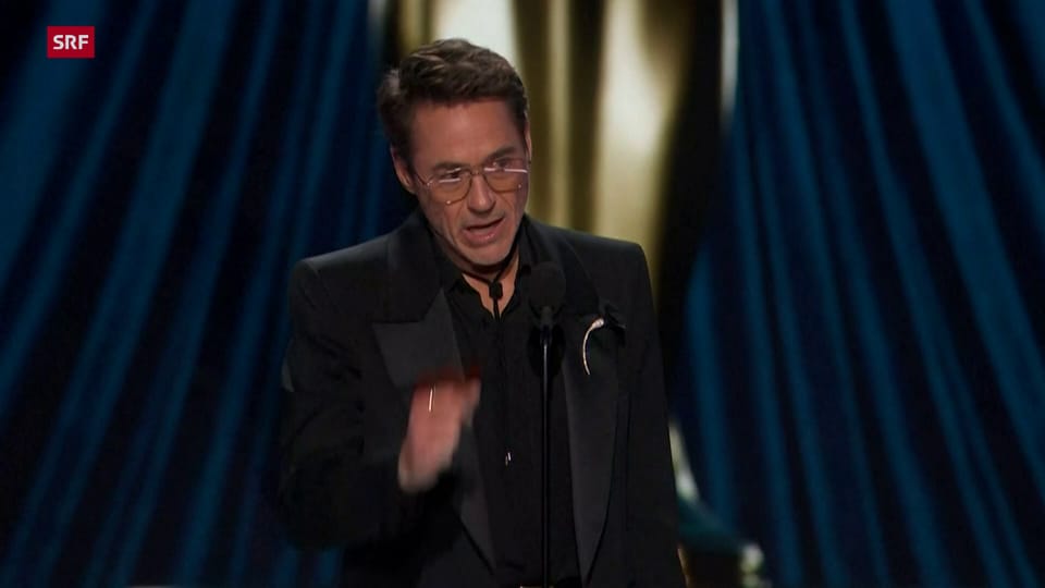 Downey Jr. freut sich über seine erste Oscar-Auszeichnung