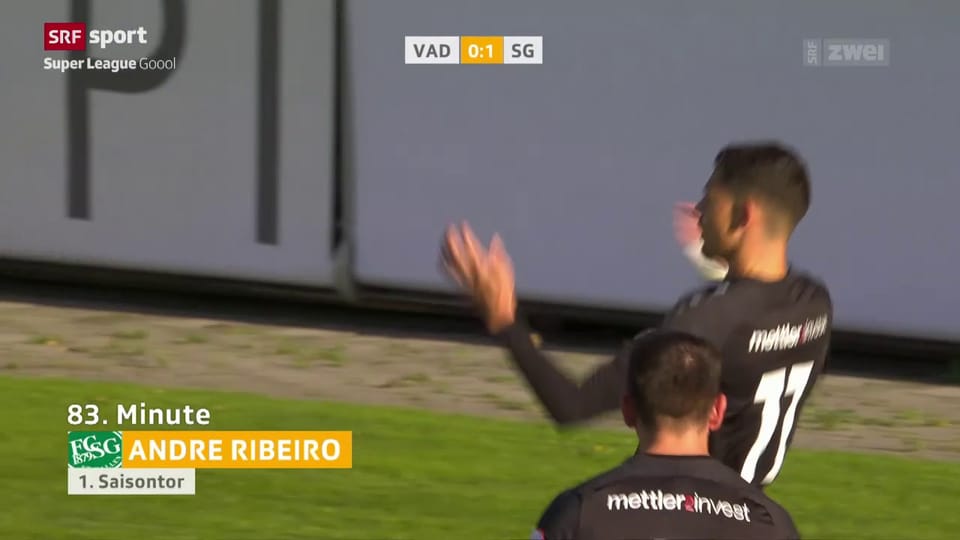 Aus dem Archiv: Ribeiro trifft im Derby für den FCSG gegen Vaduz