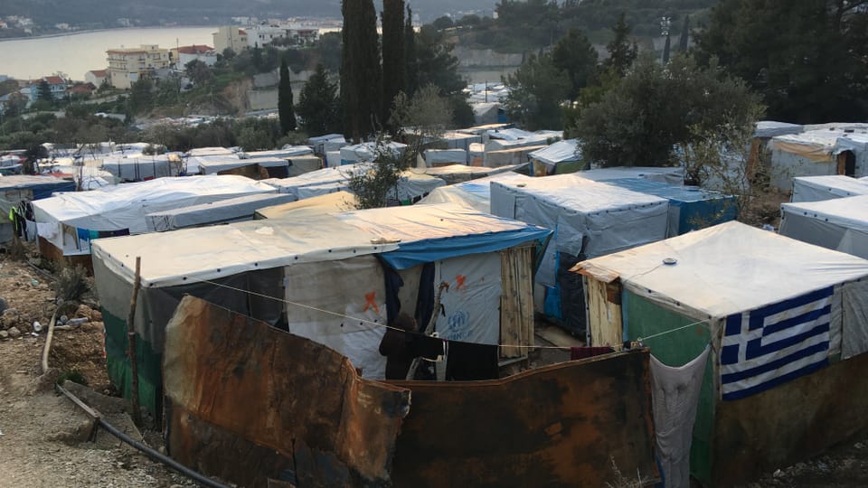 Schwierige Bedingungen im Flüchtlingscamp auf Samos