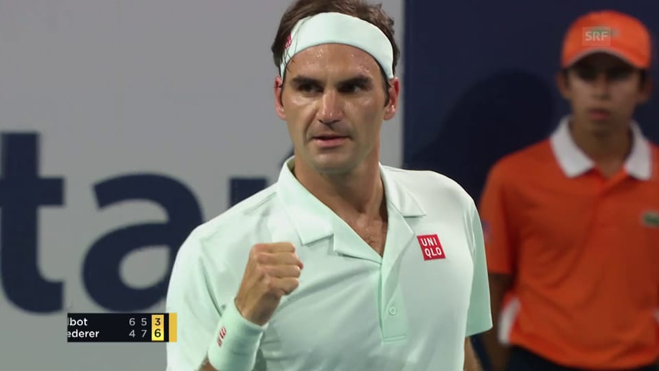 Aus dem Archiv: Federer zittert sich gegen Albot zum Sieg