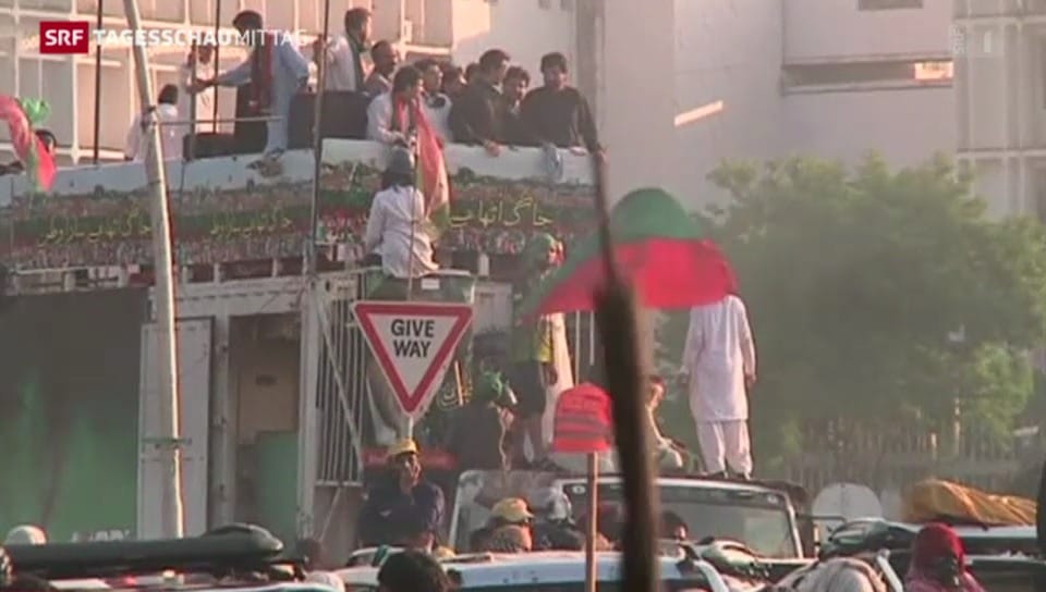 Ausschreitungen in Islamabad