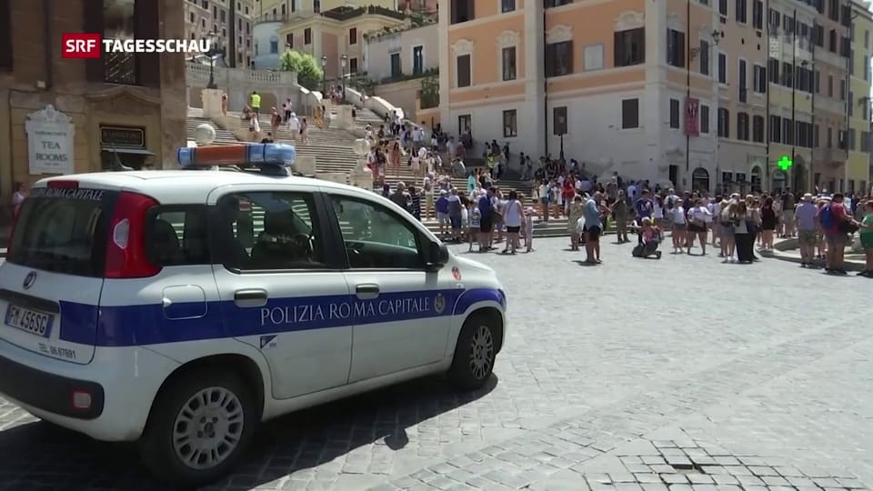 Kein Dolce Vita mehr auf der Spanischen Treppe in Rom