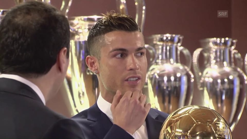 Ronaldo: «I'm so happy» (englisch; Quelle: SNTV)