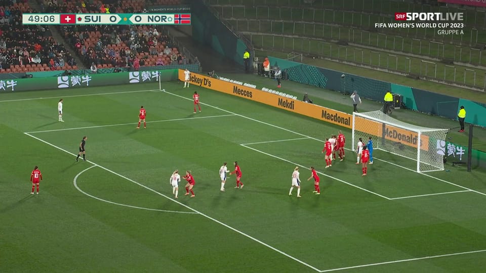 Die Live-Highlights der Partie Schweiz gegen Norwegen