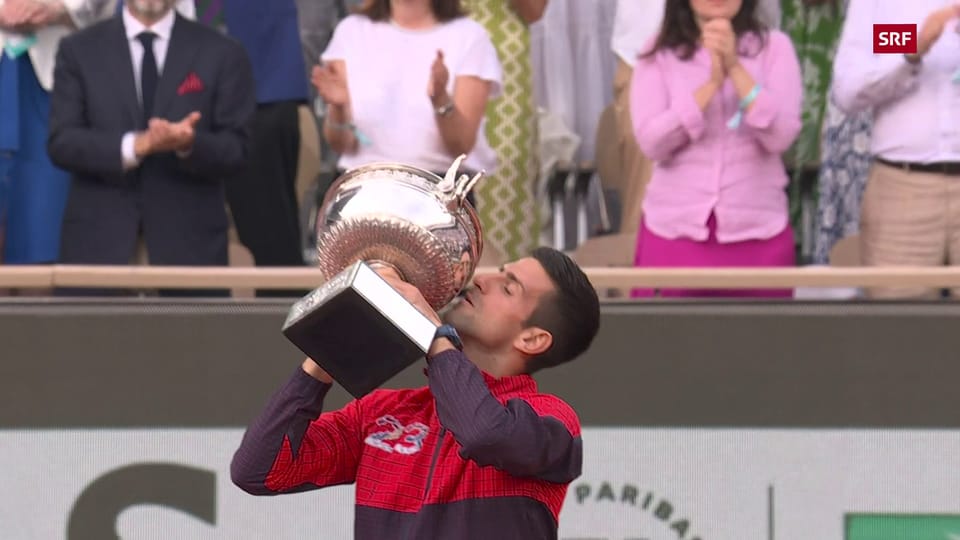 Archiv: Djokovic gewinnt die French Open 2023