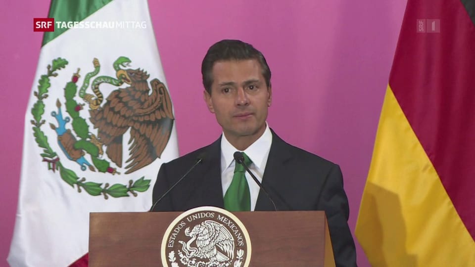 Merkel pflegt die Freundschaft mit Mexikos Präsident Peña Nieto