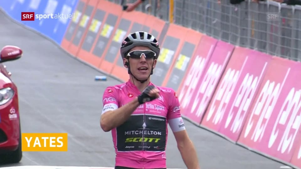 Yates gewinnt 15. Giro-Etappe solo