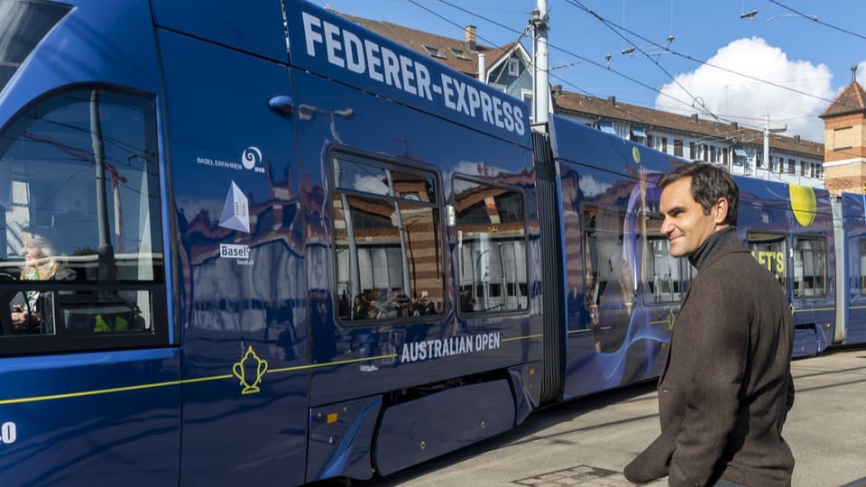 Tennisstar Roger Federer: «Dieses Tram in Basel ist mir eine grosse Ehre»