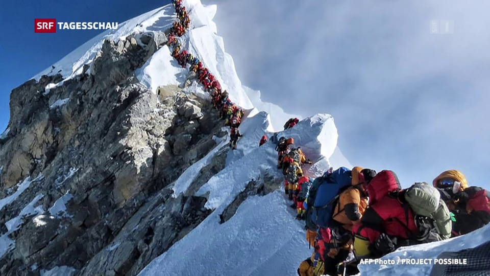 Aus dem Archiv: Tote wegen Stau am Mount Everest 