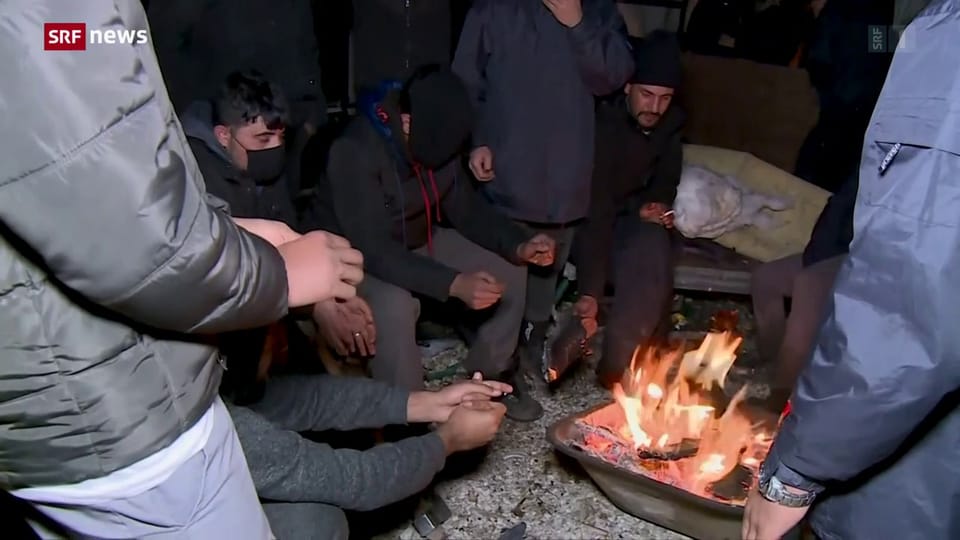 Bosnien-Herzgowina: Flüchtlinge wieder im abgebrannten Camp