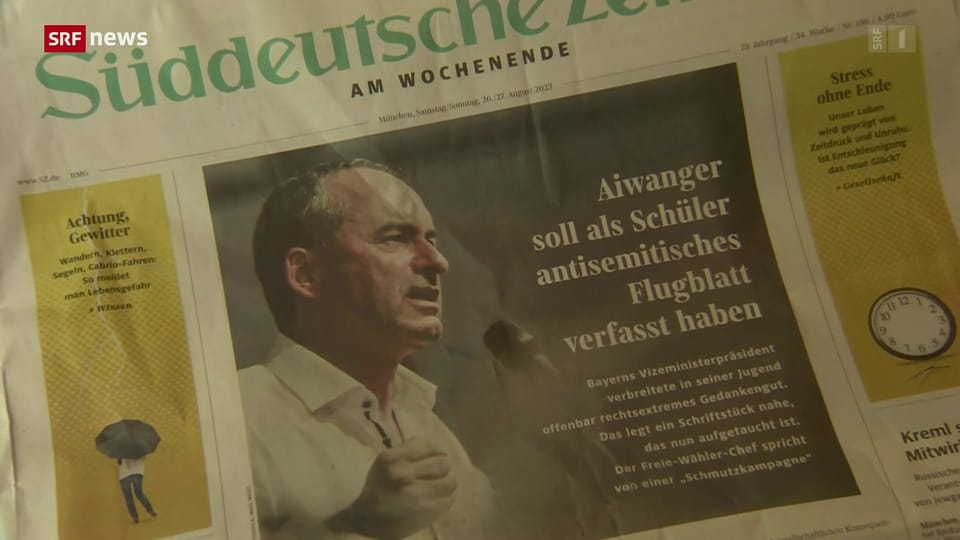 Antisemitisches Flugblatt: Markus Söder hält an Vize Aiwanger fest