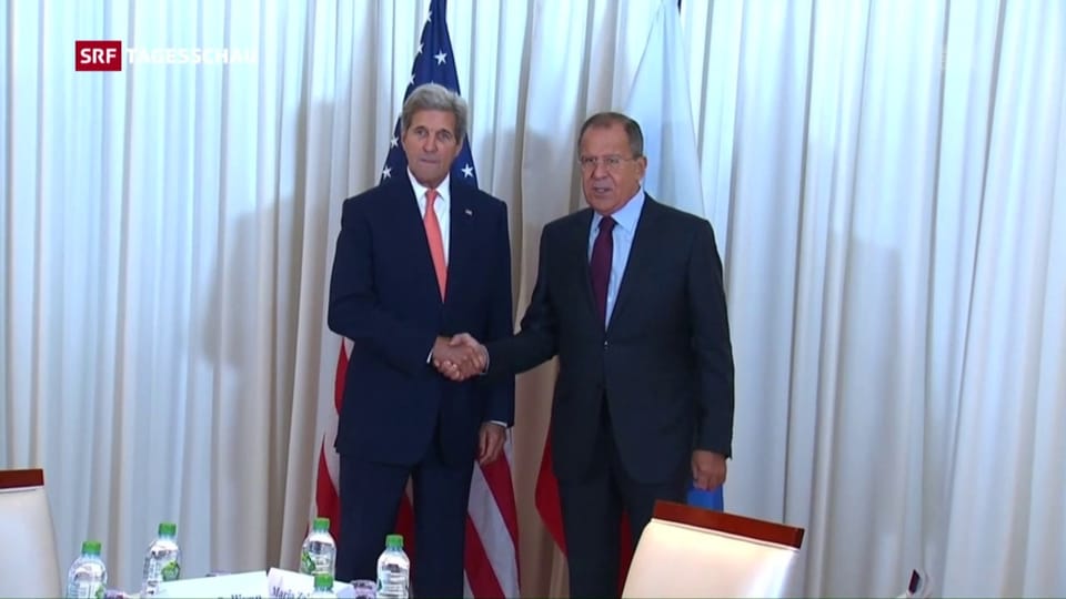 Kerry und Lawrow bei Syrien-Treffen in Genf
