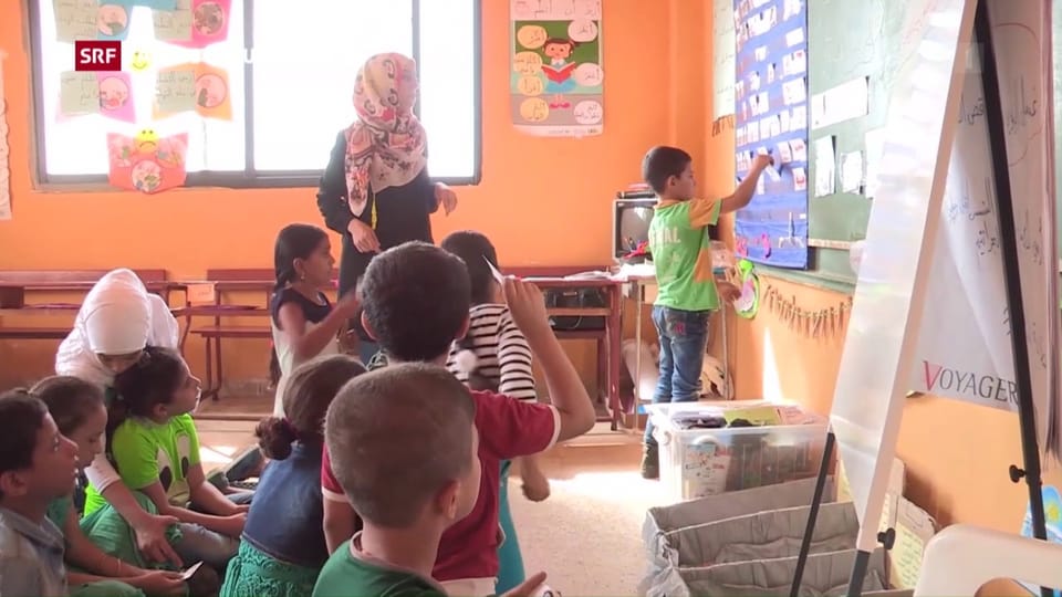 Schulunterricht für Flüchtlingskinder