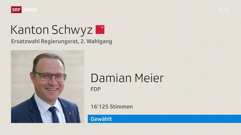 Im Kanton Schwyz ist die Regierung wieder komplett