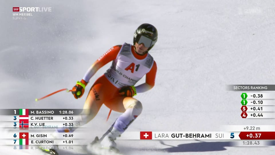 La cursa da Lara Gut-Behrami