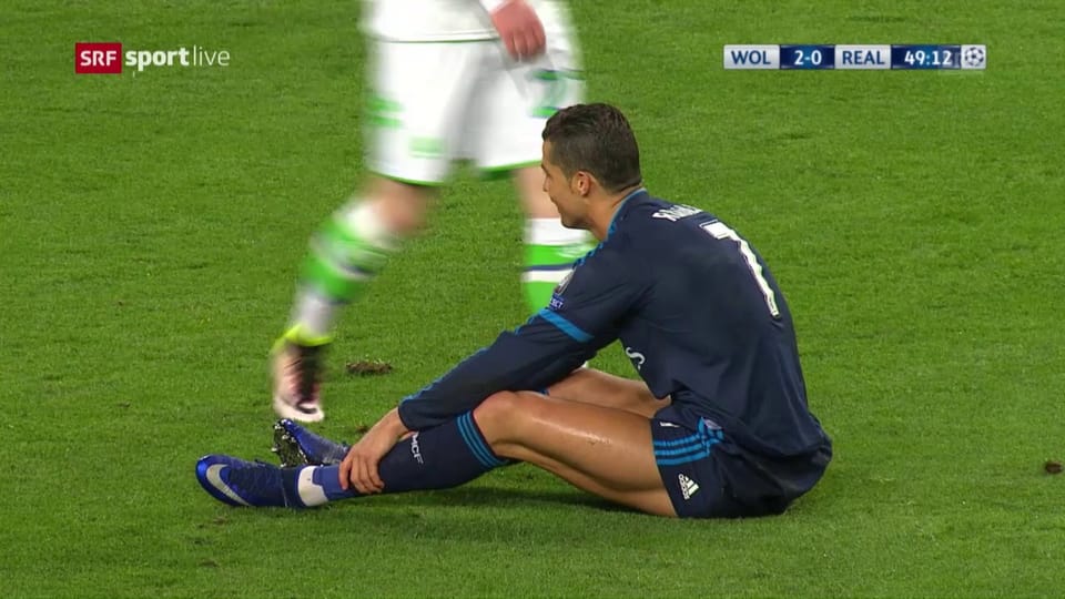 Ronaldos unglücklicher Abend