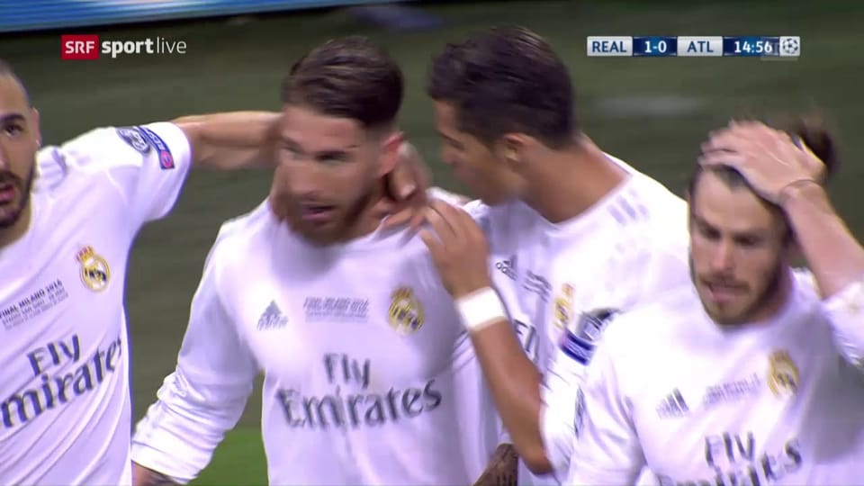 Ramos schiesst Real Madrid in Führung