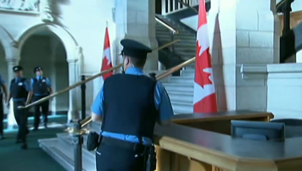 Polizeieinsatz im Parlamentsgebäude Ottawa