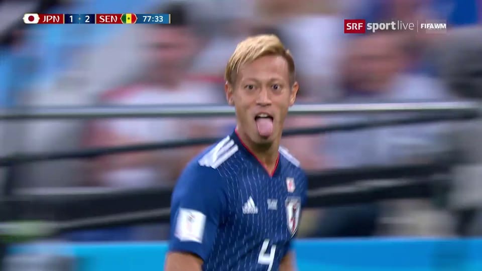 Japans 2:2 durch Keisuke Honda