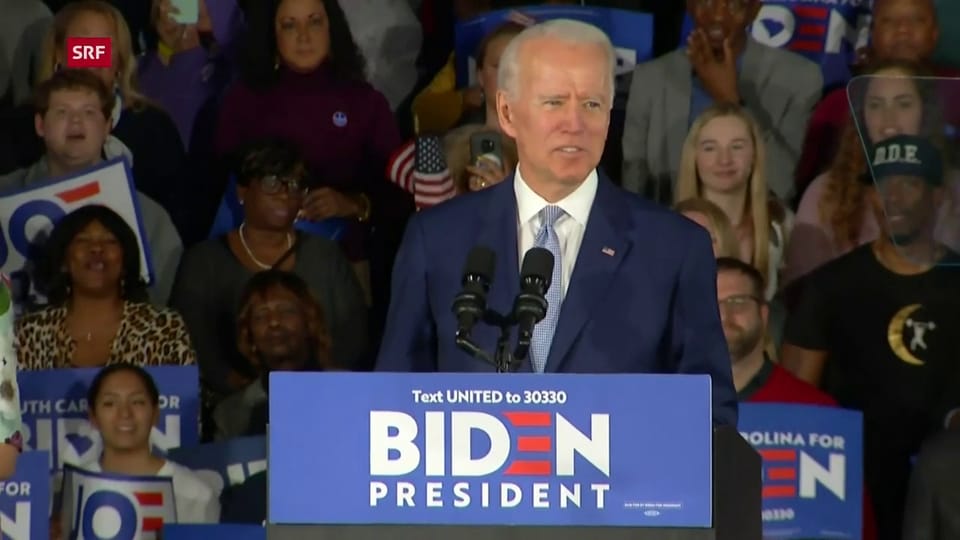 Erfolg für Joe Biden in South Carolina (unkomm.)