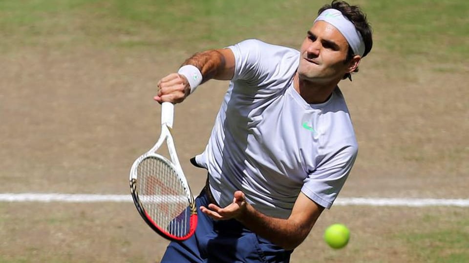 Federer vor der Rasensaison (SRF 4 News, 10.6.14, Morgenbulletin)