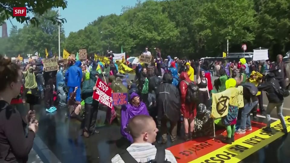 Klima-Demonstrationen in Den Haag