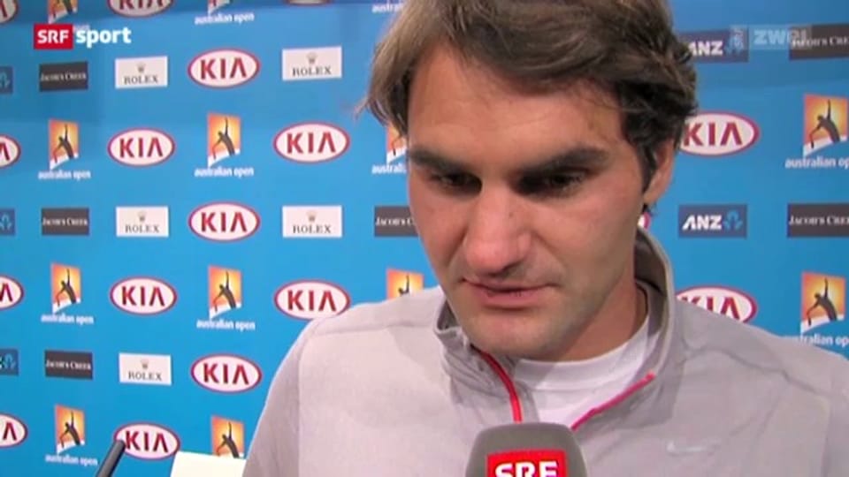 Australian Open: Federer zu seinem Halbfinal-Out
