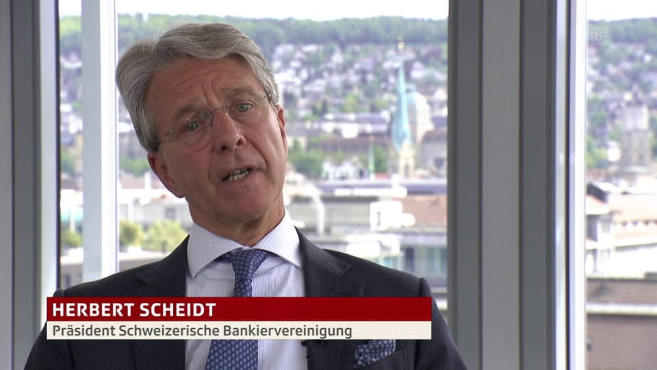 Herbert Scheidt: «Wir sind in einem Strukturwandlungsprozess. Dementsprechend verhalten sich die Banken»