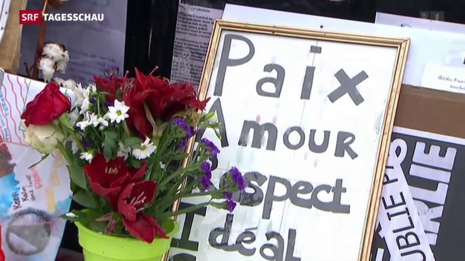 Paris gedenkt der Terroropfer