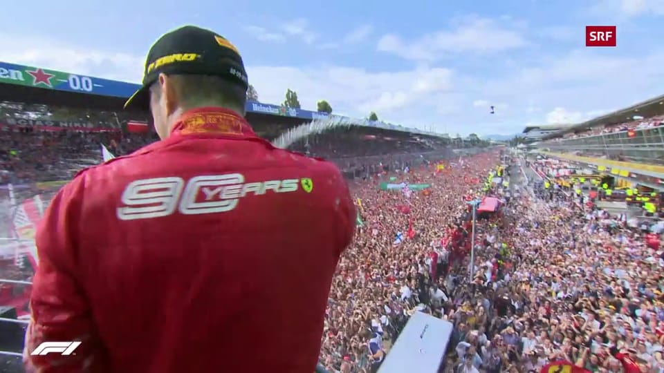 Leclerc lässt sich in Monza von Tausenden feiern
