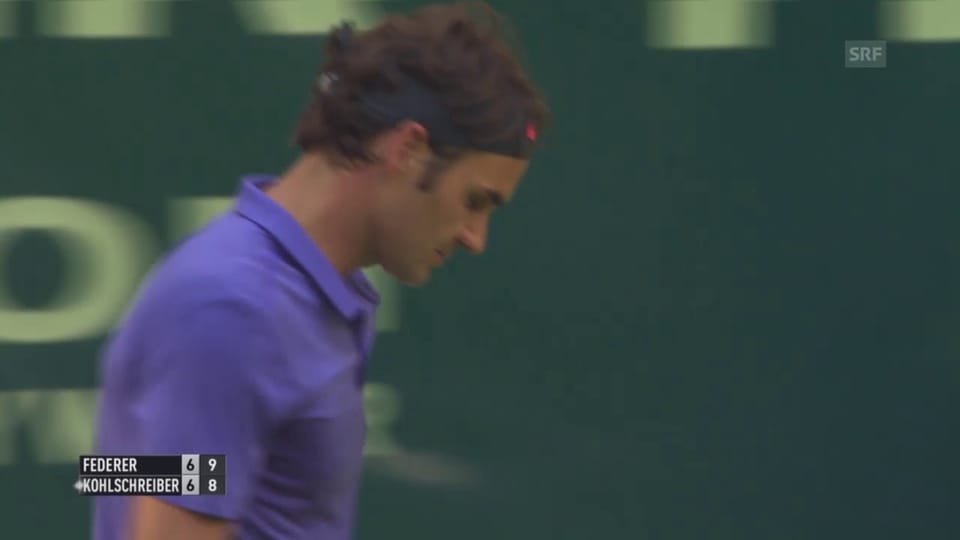 Halle 2015: Kohlschreiber verpasst Sieg gegen Federer hauchdünn