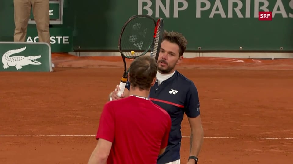 Archiv: Murray taucht in der 1. French-Open-Runde gegen Wawrinka
