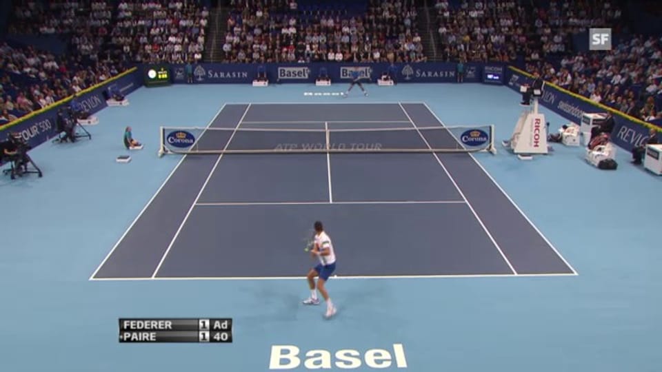 Basel 2012: Federer - Paire