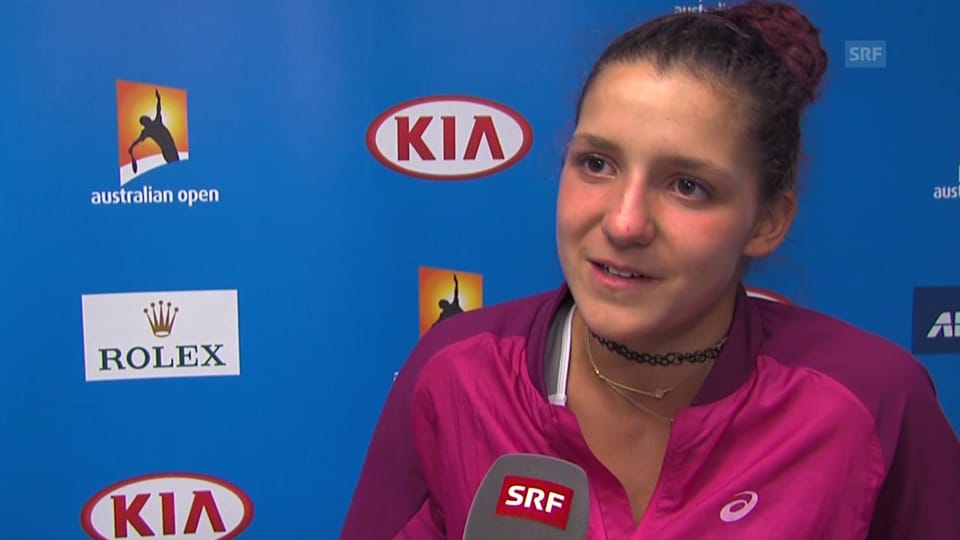 Juniorin Rebeca Masarova nach ihrem Halbfinal-Out