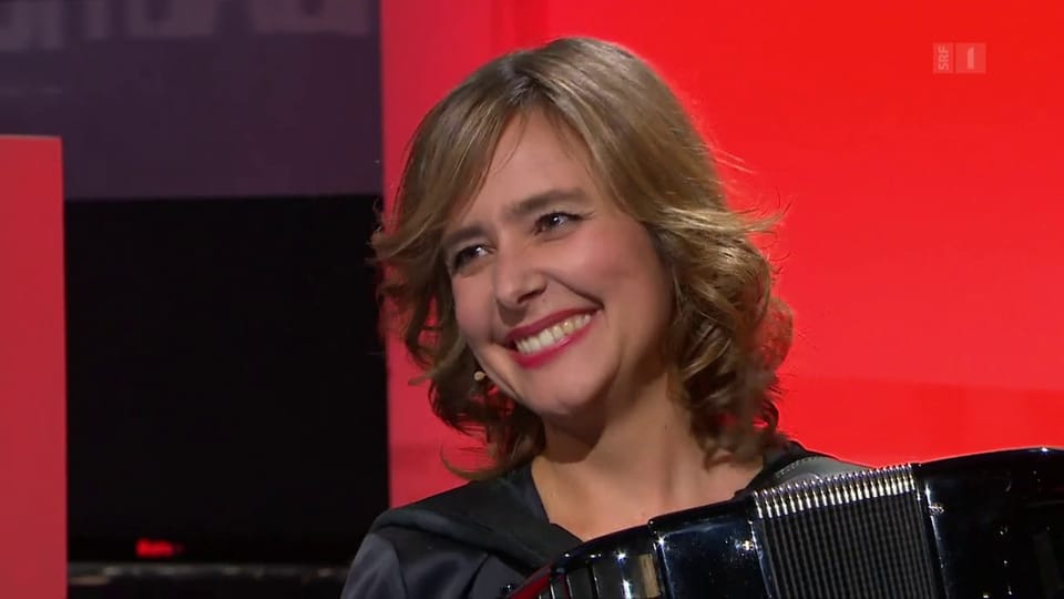Star-Akkordeonistin Viviane Chassot zu Gast bei «Aeschbacher»
