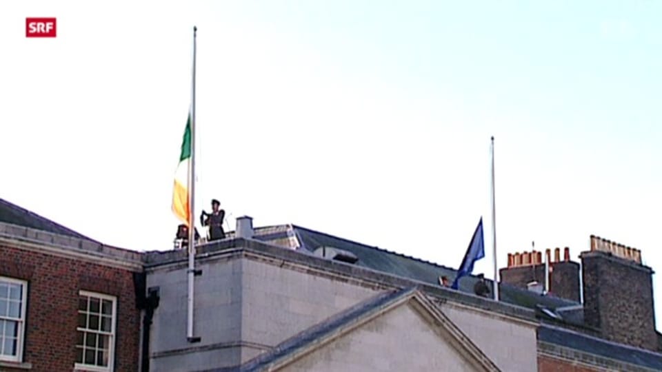 Brüssel hisst die Irland-Flagge