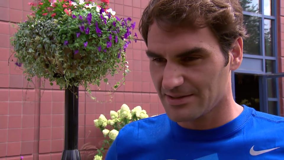 Roger Federer vor den US Open im Interview