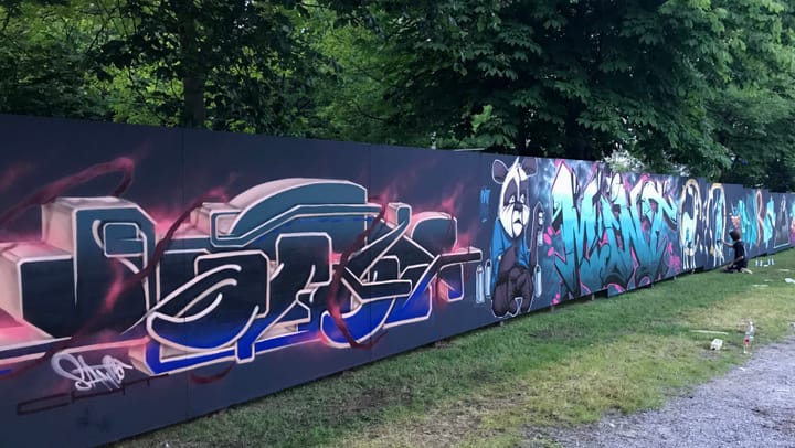 St. Gallen: Wand für Sprayer