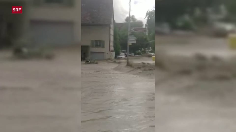 Inundaziuns a Schleitheim (SH)