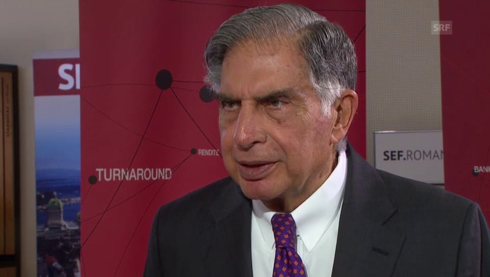 Ratan Tata: «Indien sollte an der Schweiz sehr interessiert sein»