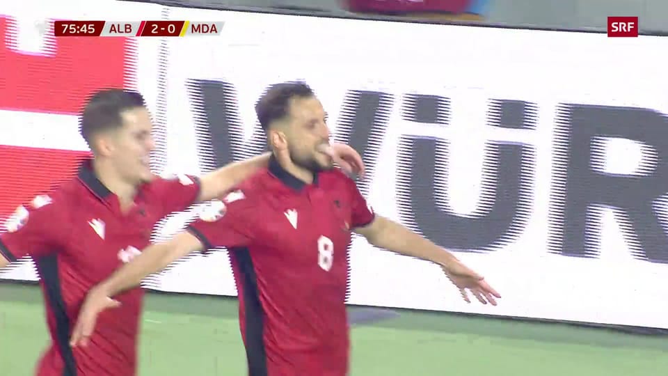 Die Tore bei Albanien – Moldawien (2:0)