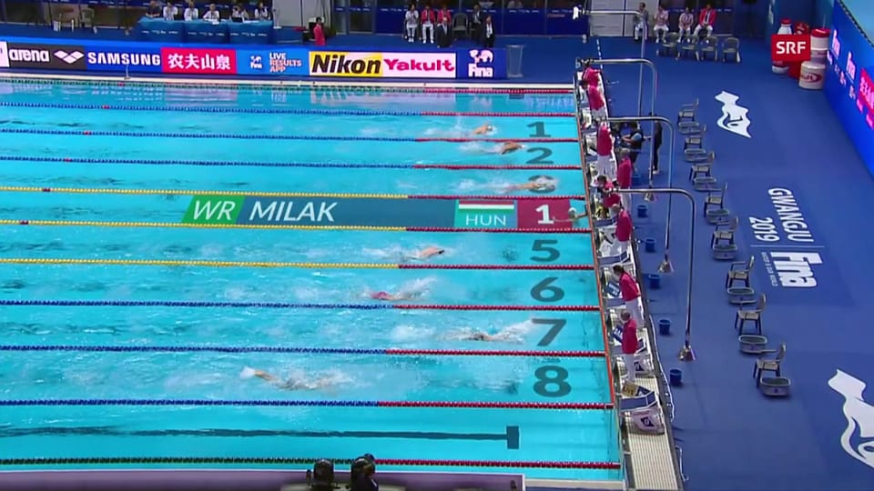 Milak schwimmt zum Weltrekord