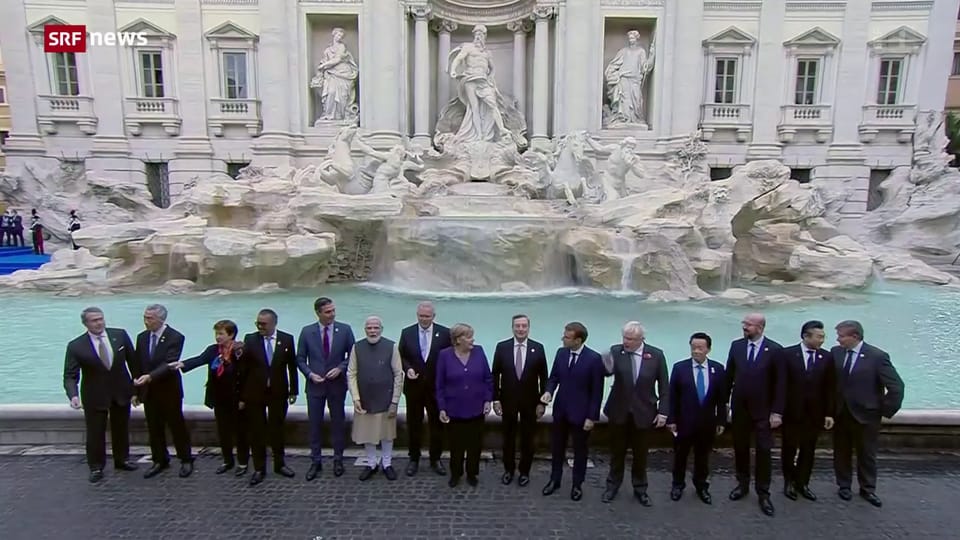 Am G20-Gipfel in Rom bleiben die Staaten in ihrer Abschlusserklärung vage