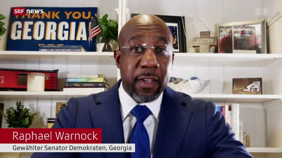 Raphael Warnock ist der neue Senator Georgias